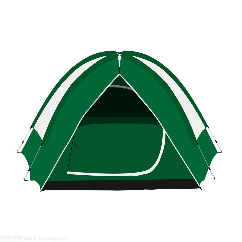 绿色野营帐篷